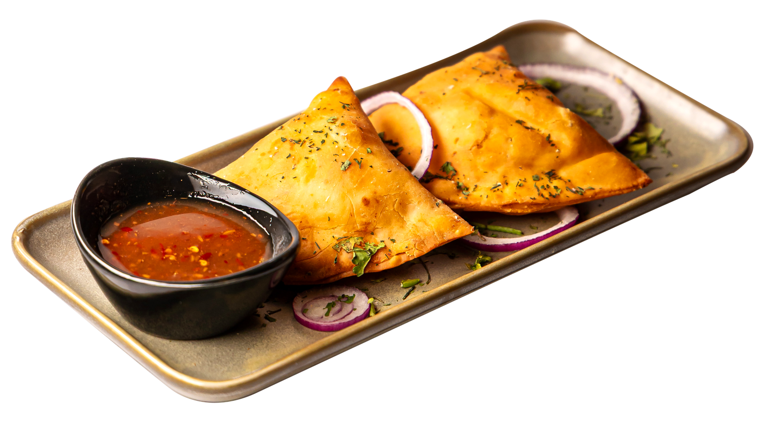 Cheese Stuffed Chicken Samosa